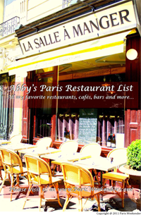 Download Abby's Paris Restaurant List