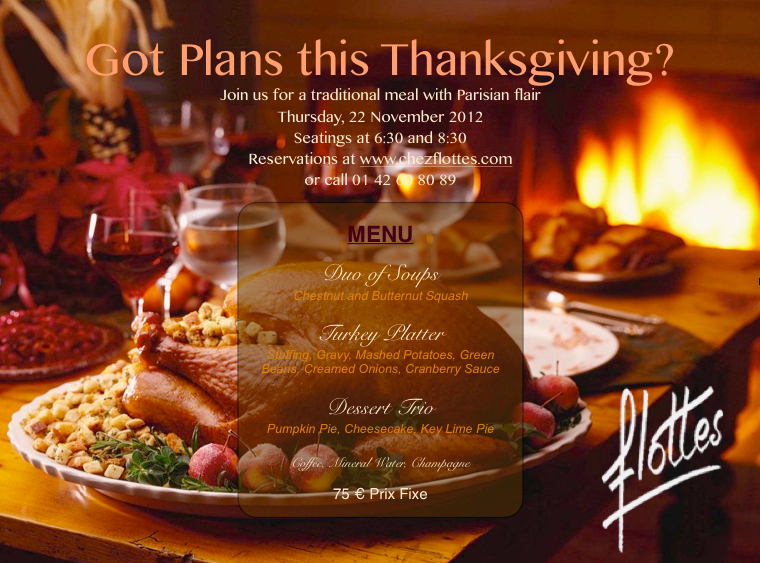 Got Plans this Thanksgiving?