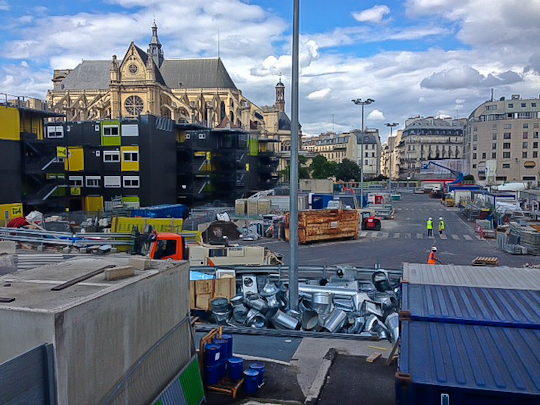 Les Halles Progress