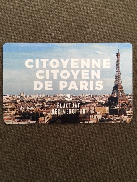 Carte Citoyenne-Citoyen de Paris